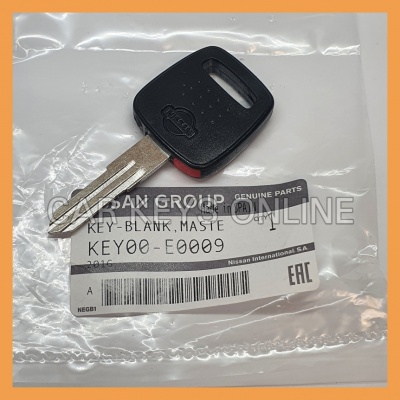 Genuine Nissan Transponder Key (KEY00-E0009)